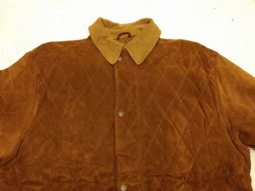 Men's Vintage Calvin Klein The American Classic Suede Leather Jacket Coat Winter Clothe deals